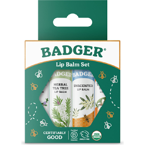 Badger Lip Balm Gift Pack - (Green)