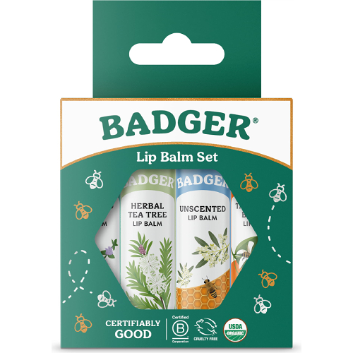 Badger Lip Balm Gift Pack - (Green)