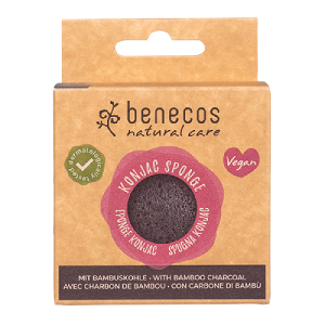 Konjac Sponge with Black Bamboo - Oily Skin