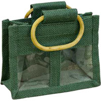 Unbranded - Twin Window Jute Bag