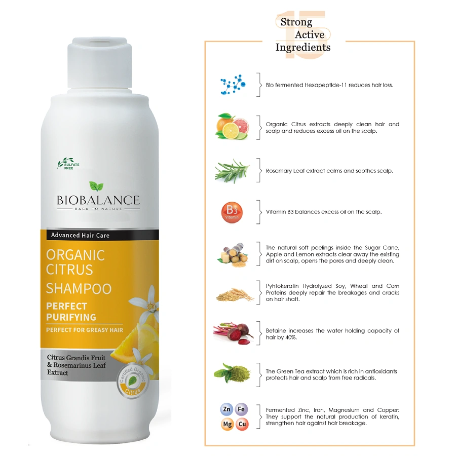 Organic Citrus Shampoo - Perfect Purfying
