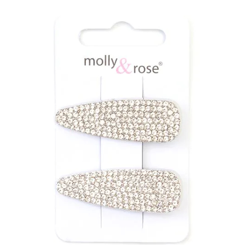 Diamante Covered Beak Clips
