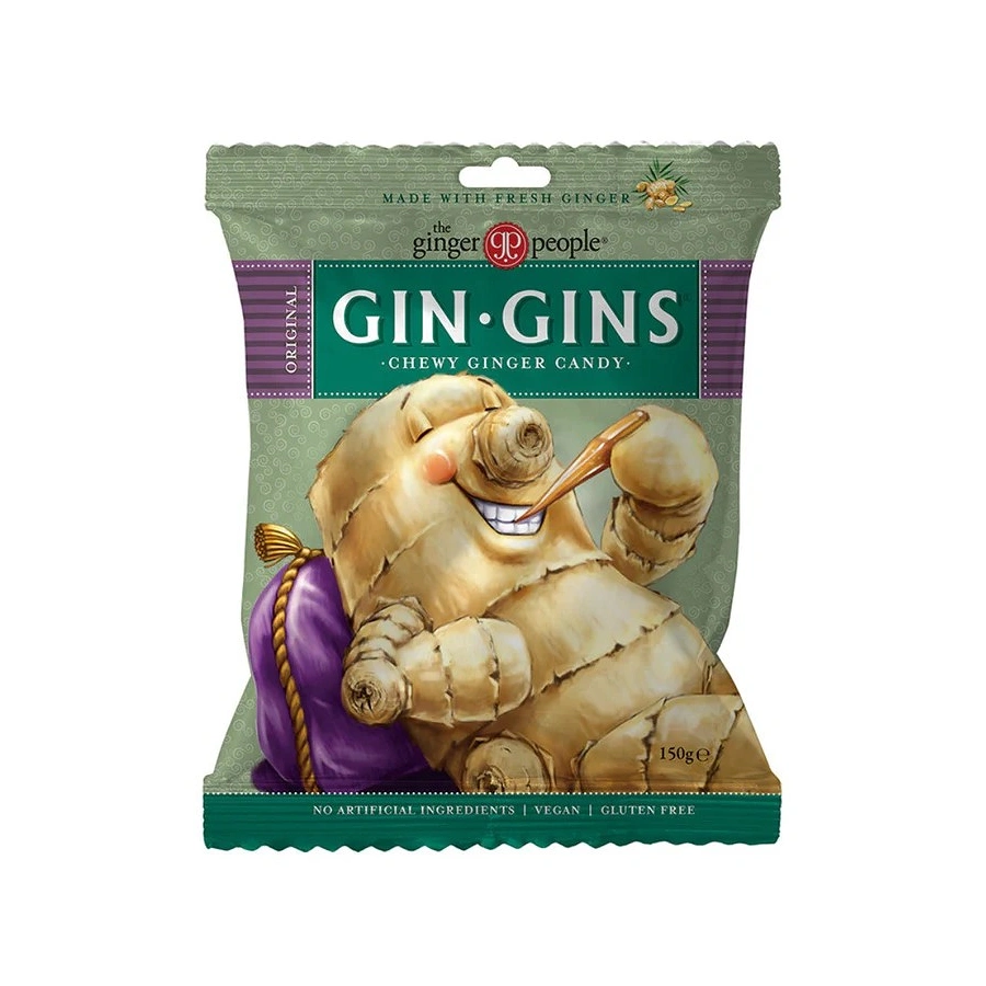 World Foods Brand - Gin-Gins - Chewy Ginger Candy - 150g